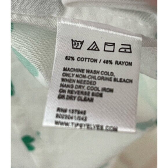 Tipsy Elves Mens Shirt Size XXL 4 Leaf Clover Short Sleeve Green St Patrick’s - Picture 7 of 8